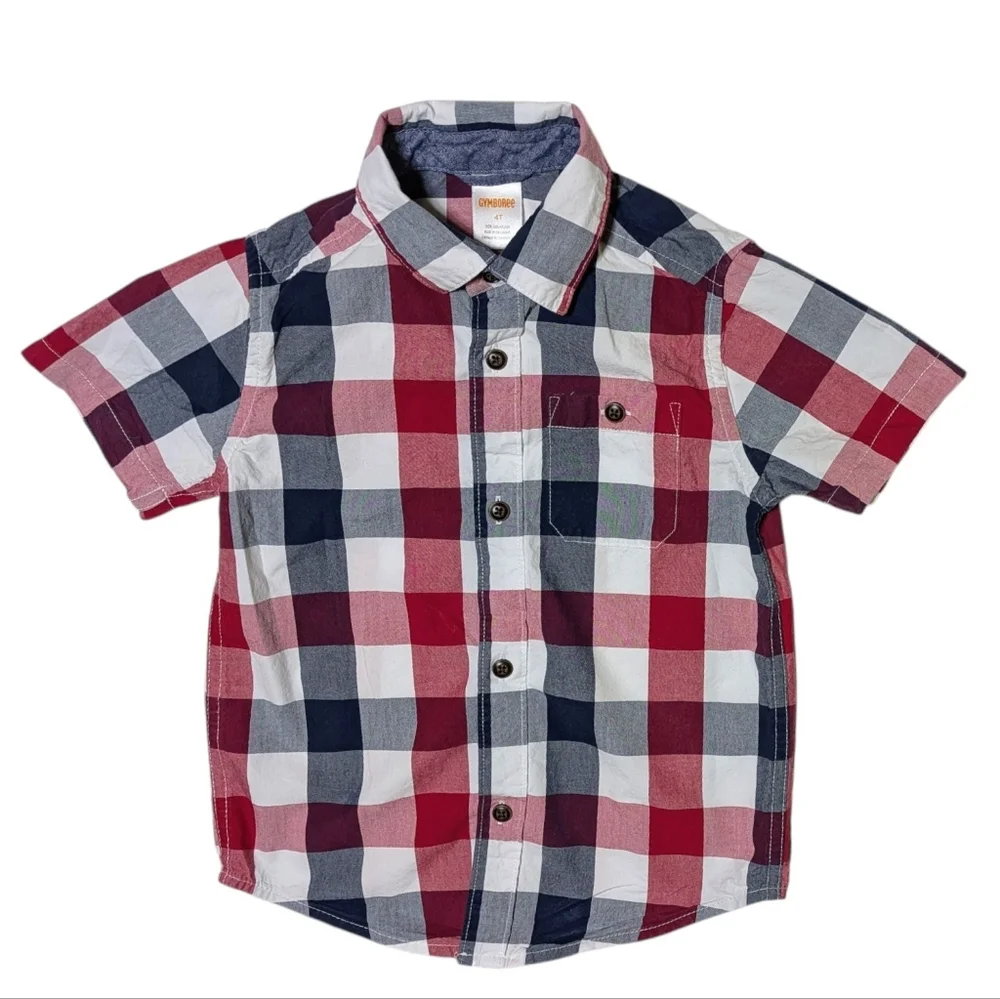 Gymboree Plaid Button-Up Shirt